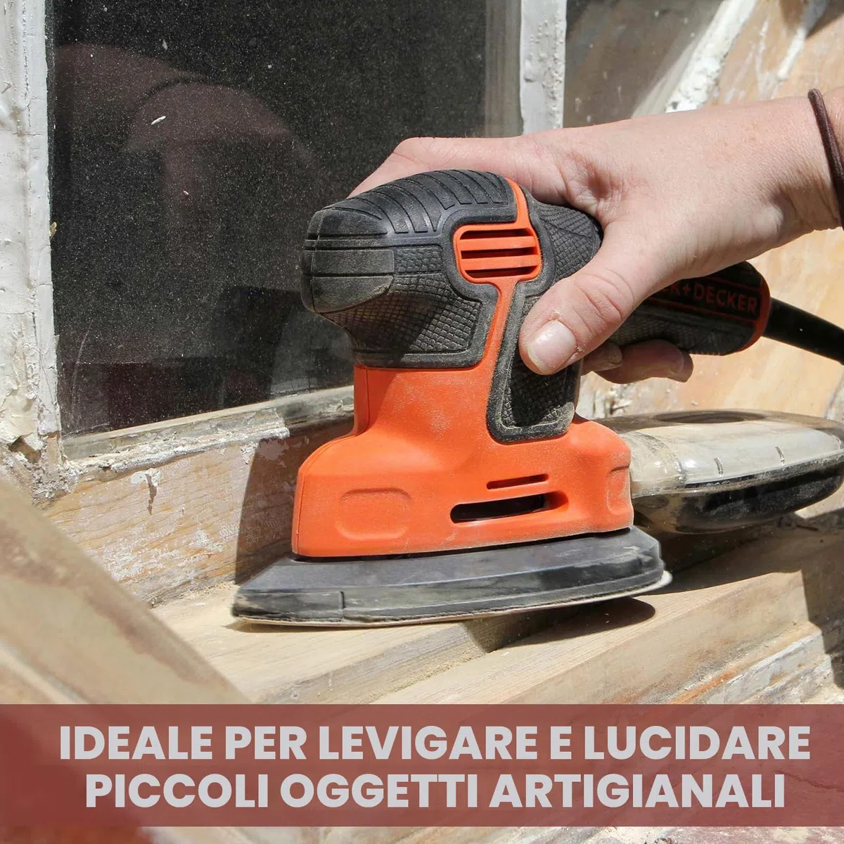 70 Pezzi Carte Abrasive Mouse Carta Vetrata, Triangolari Abrasivi con 5 Fori Grana 40/60/80/120/180/240/320 per Levigatore per Levigatura Lucidatura