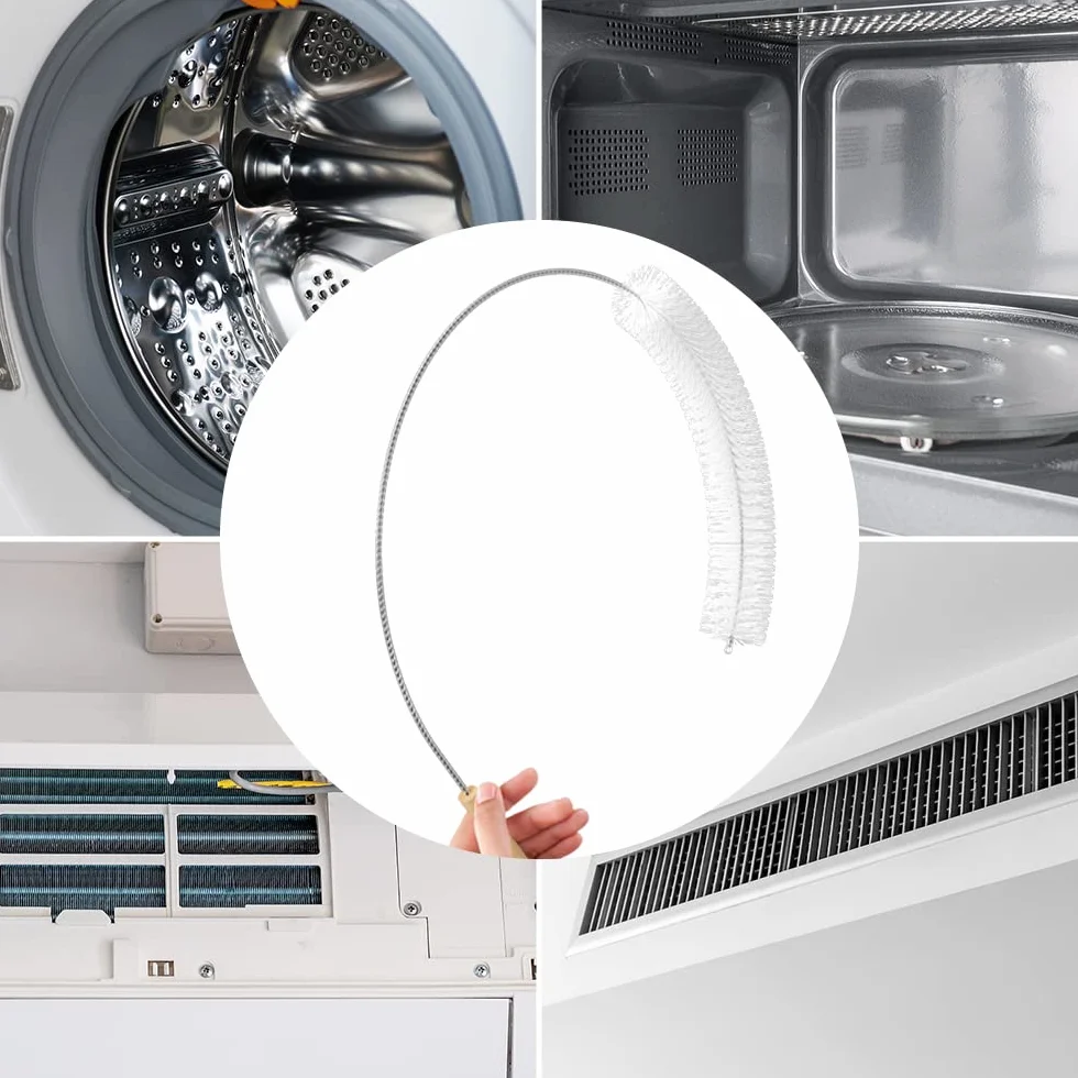 Gvolatee Spazzola per Caloriferi - 120 cm - Spazzole per Pulizia Radiatore con Fibre più morbide che sono più resistenti della lana - Pulisci,Spolverino Cattura Polvere per Radiatori