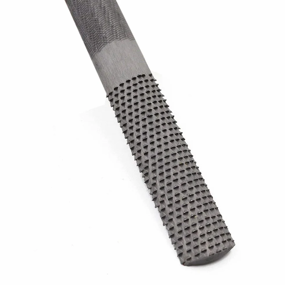 Raspa 4 in 1, in legno e in acciaio, raspa piatta per carpenteria, utensile per la scultura del legno