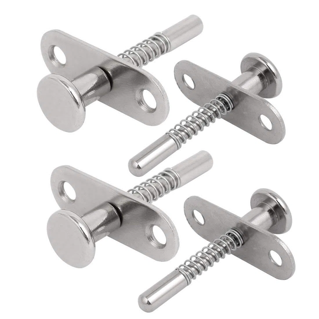 4pcs molla in acciaio inox perno di bloccaggio a sgancio rapido diametro 6,5 mm con piastra