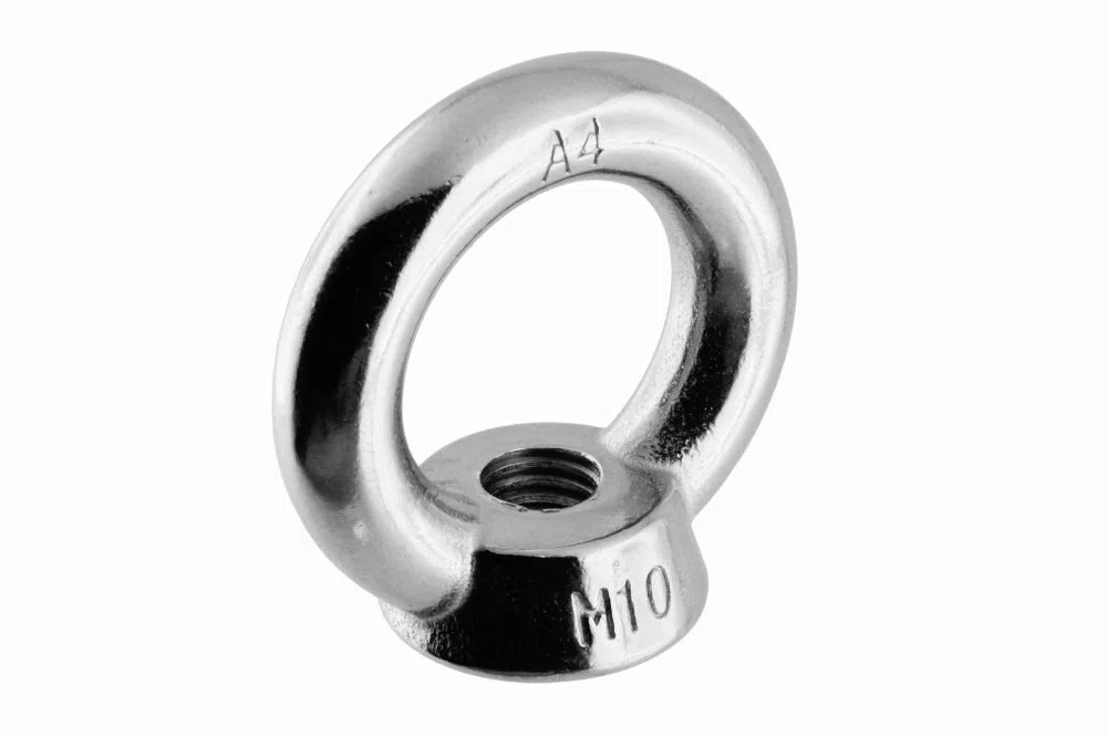 Golfare femmina 10mm, DIN 582, acciaio inossidabile AISI 316