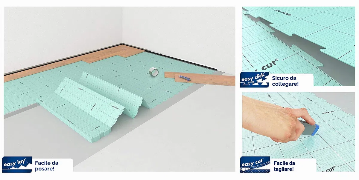 SELITAC 3 mm - Sottofondo per pavimento laminati e parquet (10,63 m²)