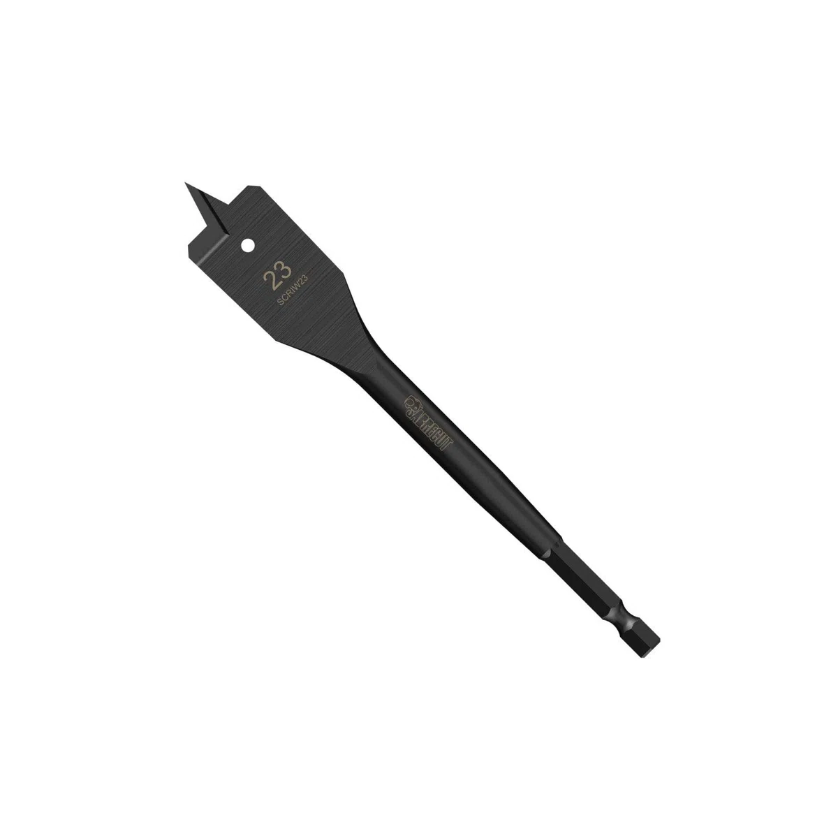 1 x SabreCut SCRIW23_1 23 mm x 152 mm Punta a forcella per legno piatta resistente agli urti compatibile con Bosch Dewalt Makita Milwaukee e molti altri