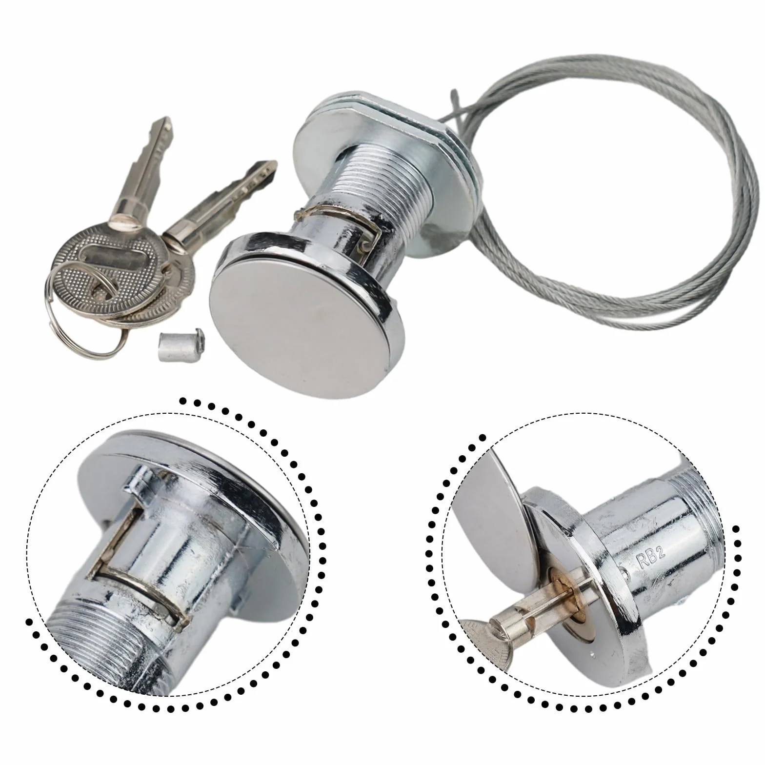 Kit di sblocco porta garage con chiave, adatto per porte senza accesso