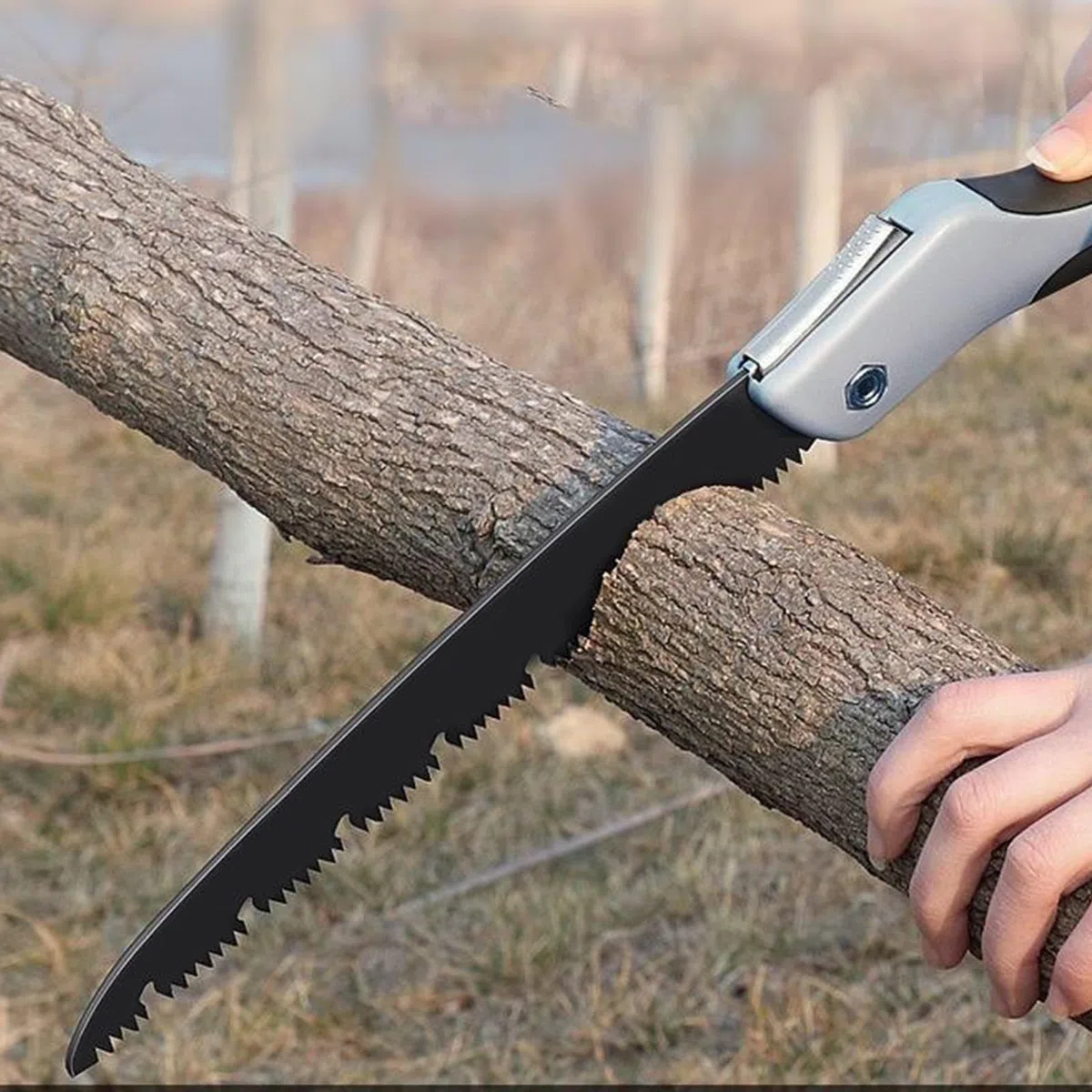 Sega a mano pieghevole,Oak Seghetto Potatura,Sega Pieghevole,Professionale Sega a Mano Pieghevole,Premium Sega da Potatura,per potatura di alberi, campeggio, giardinaggio, caccia, taglio legno