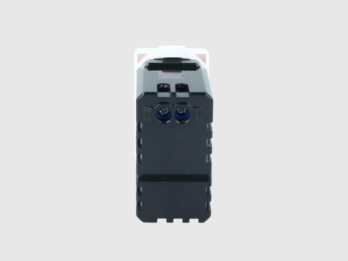 Modulo Presa Caricatore USB, Compatibile Con Bticino Matix, Ricarica Veloce (2 X USB 5V 2.1A)