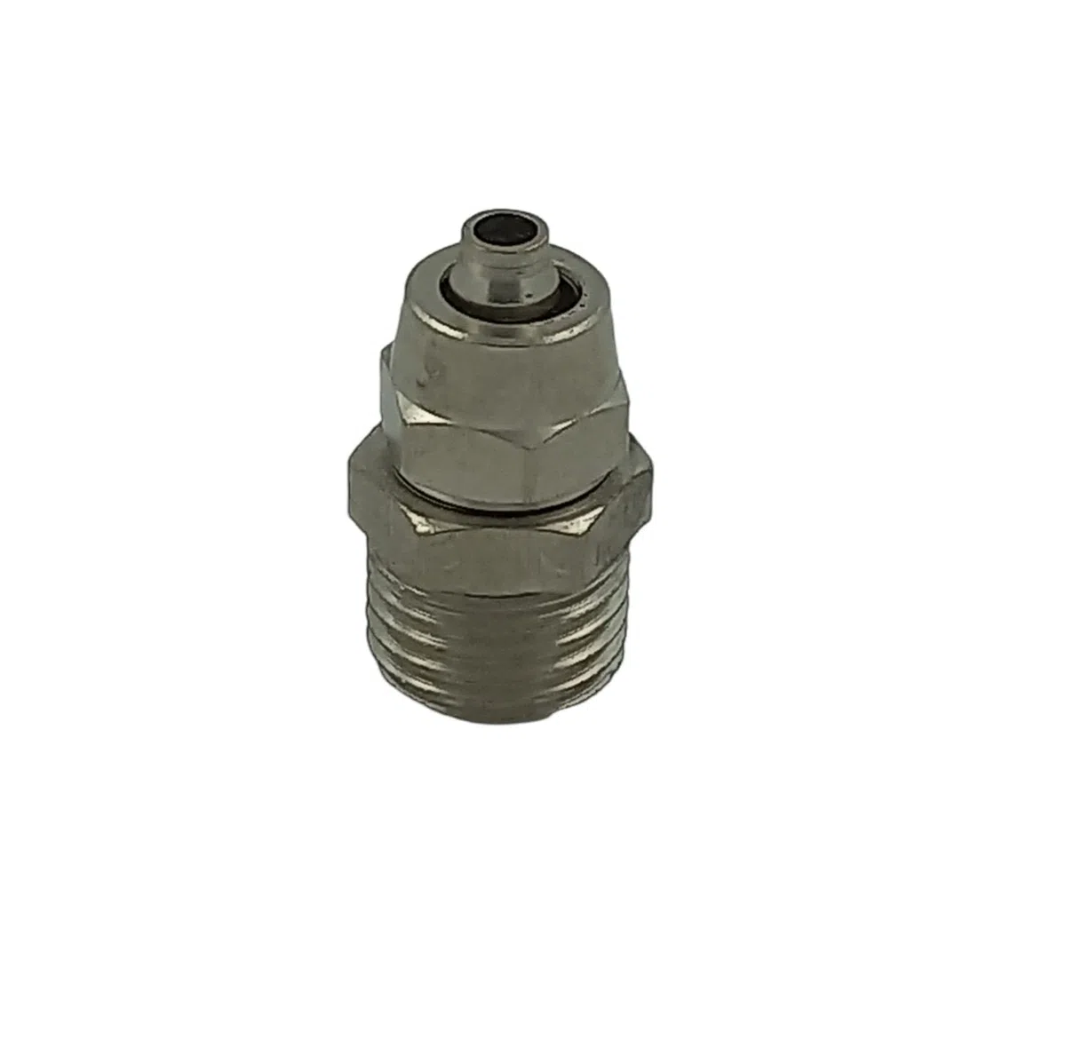 Raccordo Pneumatico Tubo da 6mm e Filetto Gas Maschio 1/4” - Conf.15 pezzi