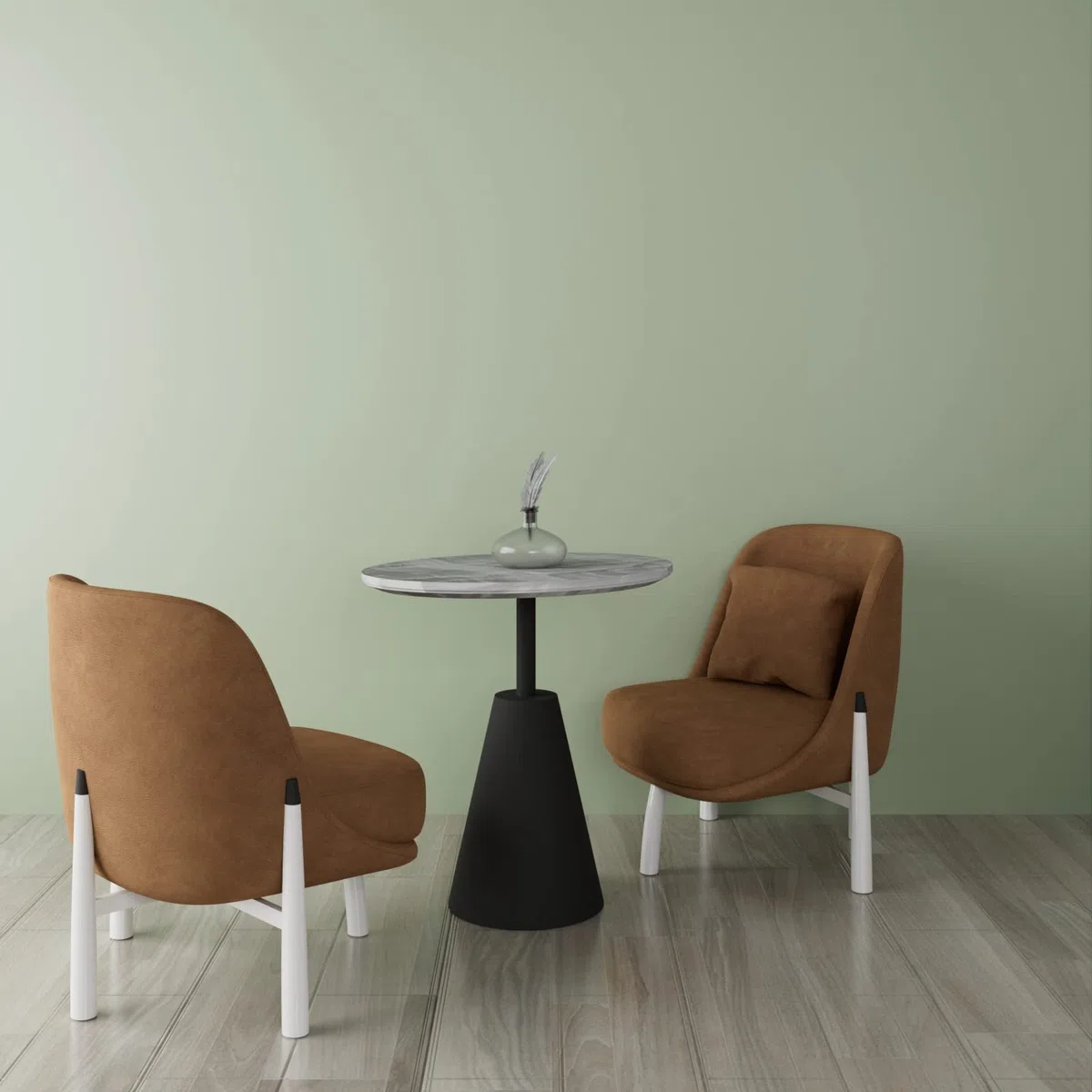 LACHEERY Carta da Parati Verde Autoadesiva Tappezzeria Adesiva Muro Camera da Letto 40cm x 200cm Carta da Parati Adesiva Muro Verde Vinile Impermeabile Decorazione Adesivi per Soggiorno Armadio