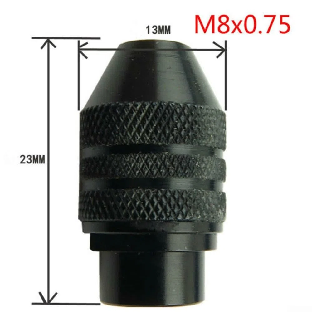 Mandrino autoserrante, M8 x 0,75 mm, cambio rapido e conveniente del mandrino per smerigliatrice elettrica, da 0,33 a 2 mm