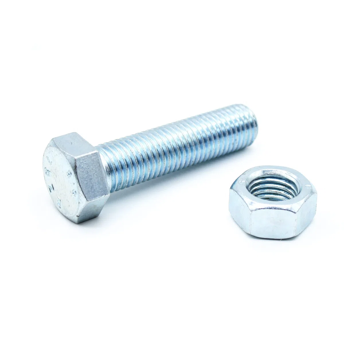 DOJA INDUSTRIAL | Viti e Dadi | 8 x 20mm | 40 Pezzi | Bulloni e Dadi con Testa Esagonale | Kit Fai da Te in Acciaio Zincato | Uso Domestico e Professionale (Falegnameria, Edile, Industriale, ecc)