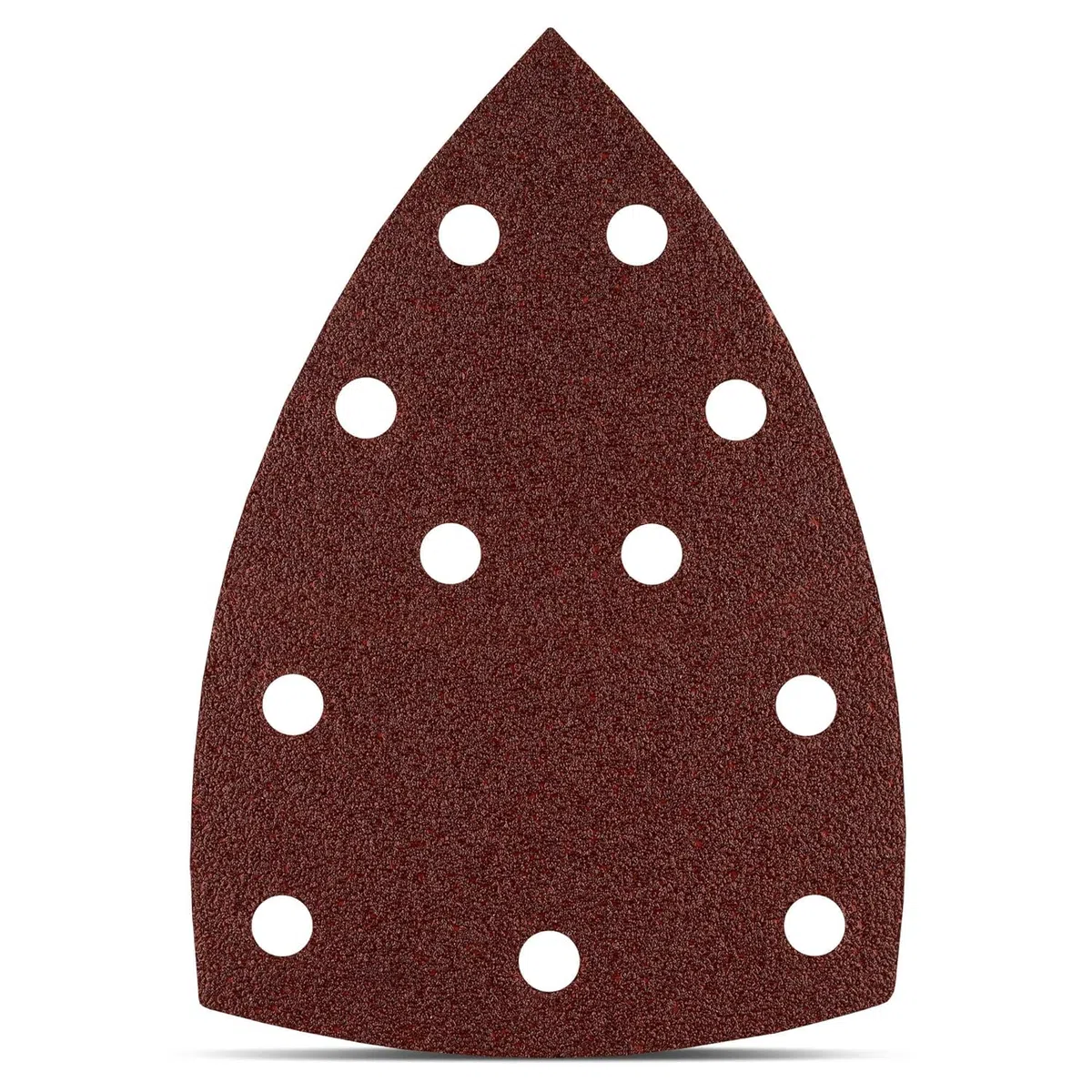 Triangoli Abrasivi Prio │ 50 pezzi │ 11 fori │ 105 x 152 mm │ grana 180 │ per levigatrici multiple │ Fogli Abrasivi │ Abrasivi Triangolari │ Carta Abrasiva