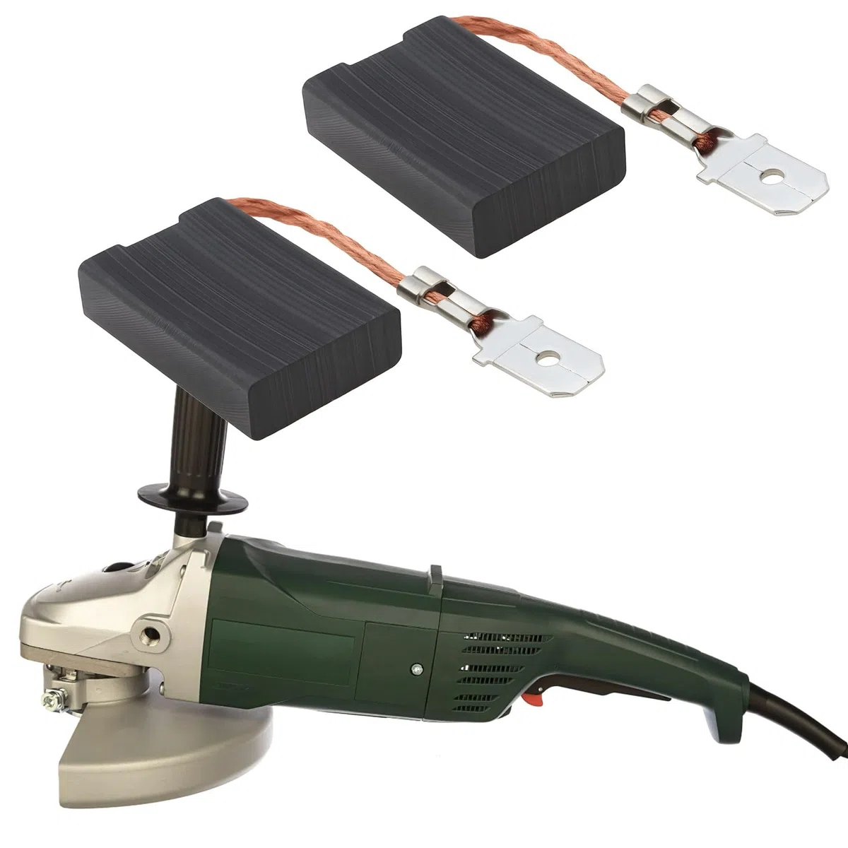 4x Spazzole Di Carbone Con Arresto Automatico 6x16x24 Mm Compatibile Con Metabo WX 21-230 QUICK/WX 23-180