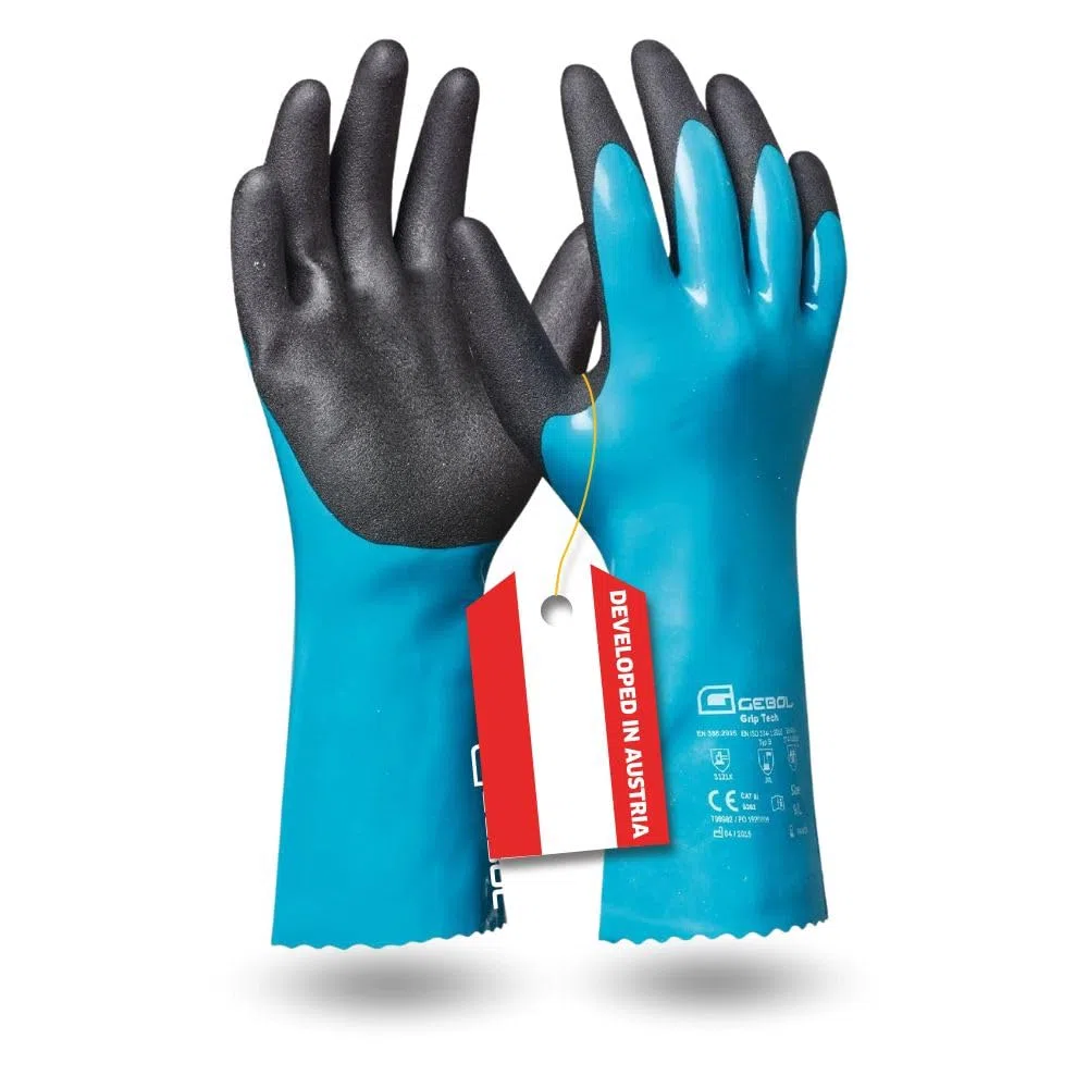 Gebol Gebol Grip Tech Guanti di protezione chimica Uomo (Pacco da 1)