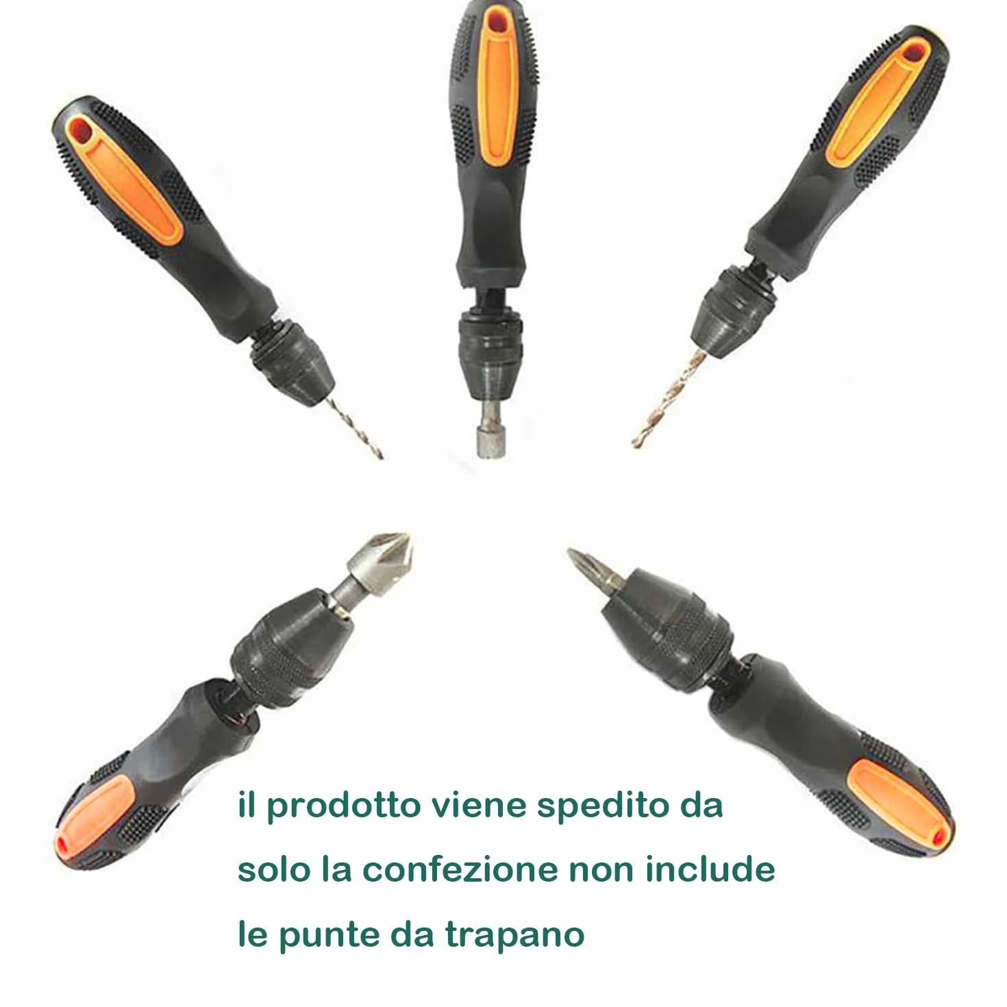 Trapano a mano mini 0,5-8mm Pin Vise mandrino morsa senza chiave