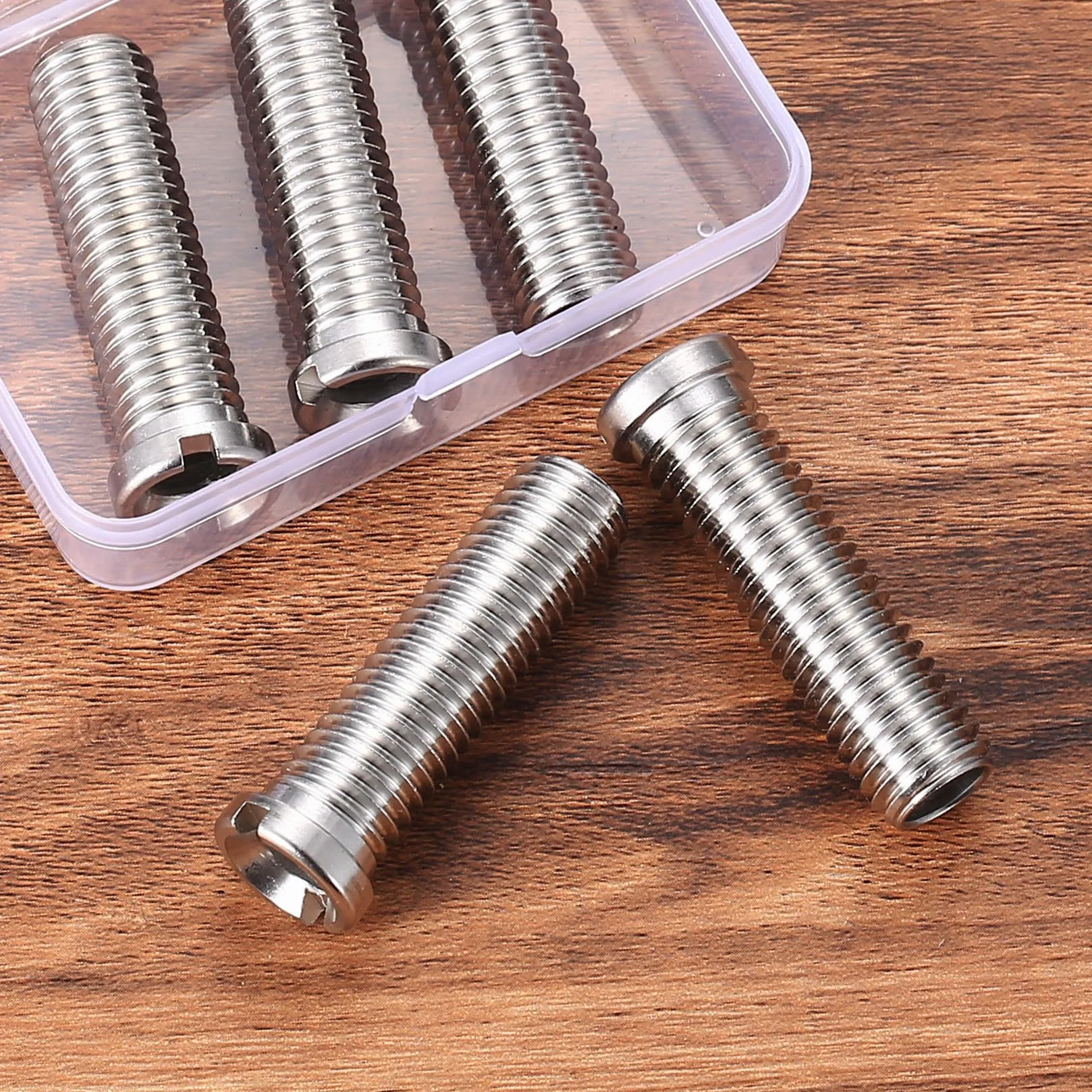5 Pz vite Cava Tappo Lavandino Cucina, 45mm Vite a Spina in Acciaio Inox per Scarichi Valvola Filtro Lavello