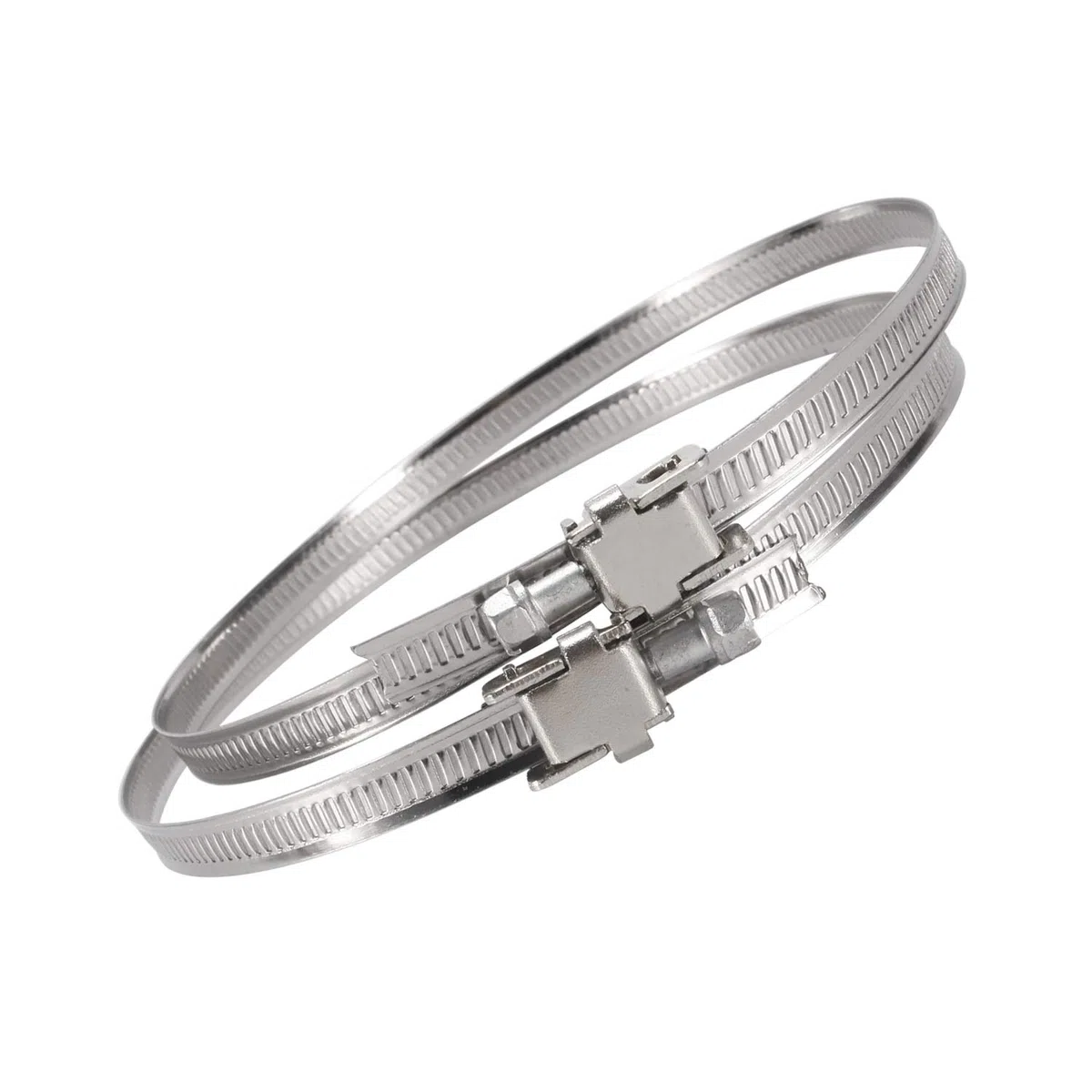 HG Power 2 pezzi Fascette Stringitubo 200 mm Acciaio Inox Morsetto per Tubo Flessibile Regolabile Diametro di 194-216 mm per Tubi di Ingresso e Uscita Delle Lavatrici, Tubi di Ventilazione