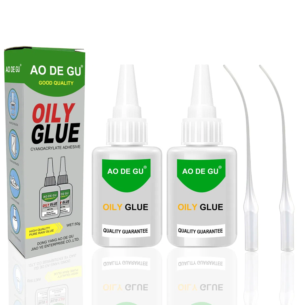 Super Colla, 2 pezzi 50 ml - Colla Attaccatutto Forte Universale Super Glue Istantanea Trasparente per artigianato fai da te