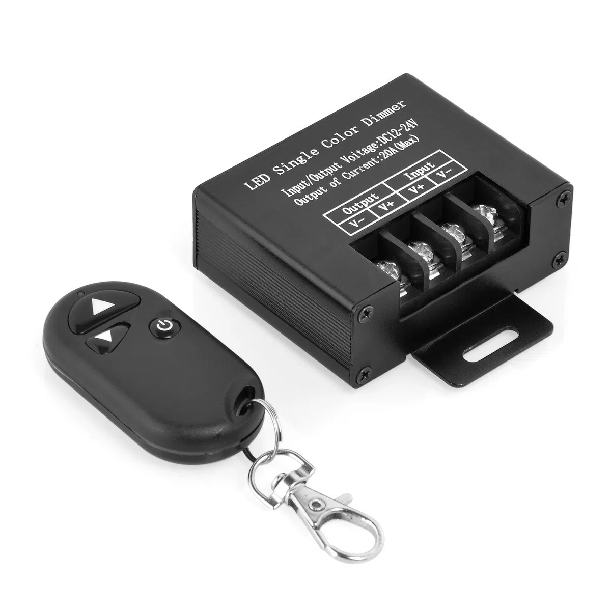 Led Dimmer wireless Telecomando per Strisce LED Luce Monocolore - 12V /24V 20A max