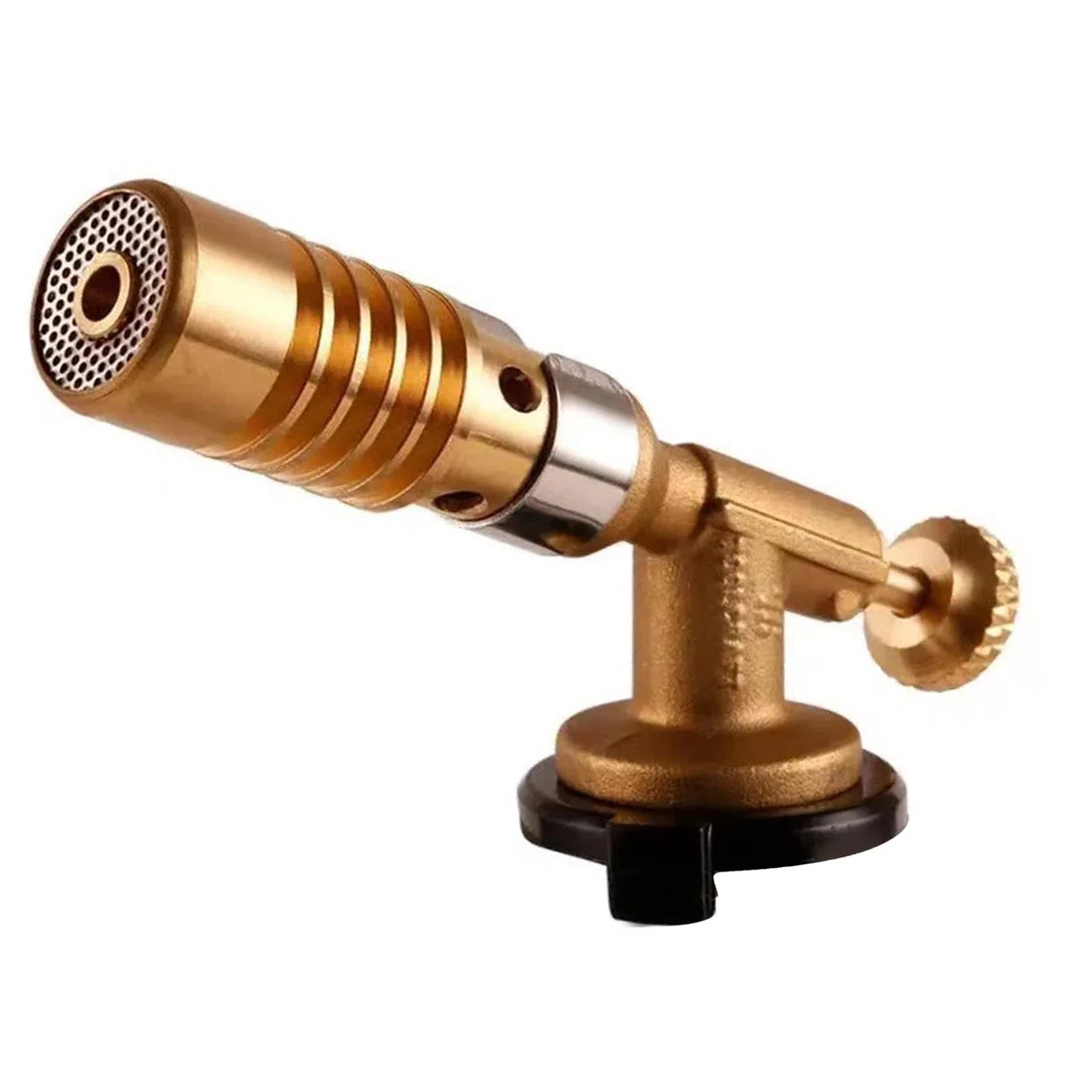 Pistola a Spruzzo Per Gas, Pistola Per Torcia a Gas Butano Pistola a Spruzzo Per Serbatoio in Ottone Pistola a Fiamma Portatile Per Barbecue Torcia a Gas Per Accensione Ad Alta Temperatura Per Saldatu