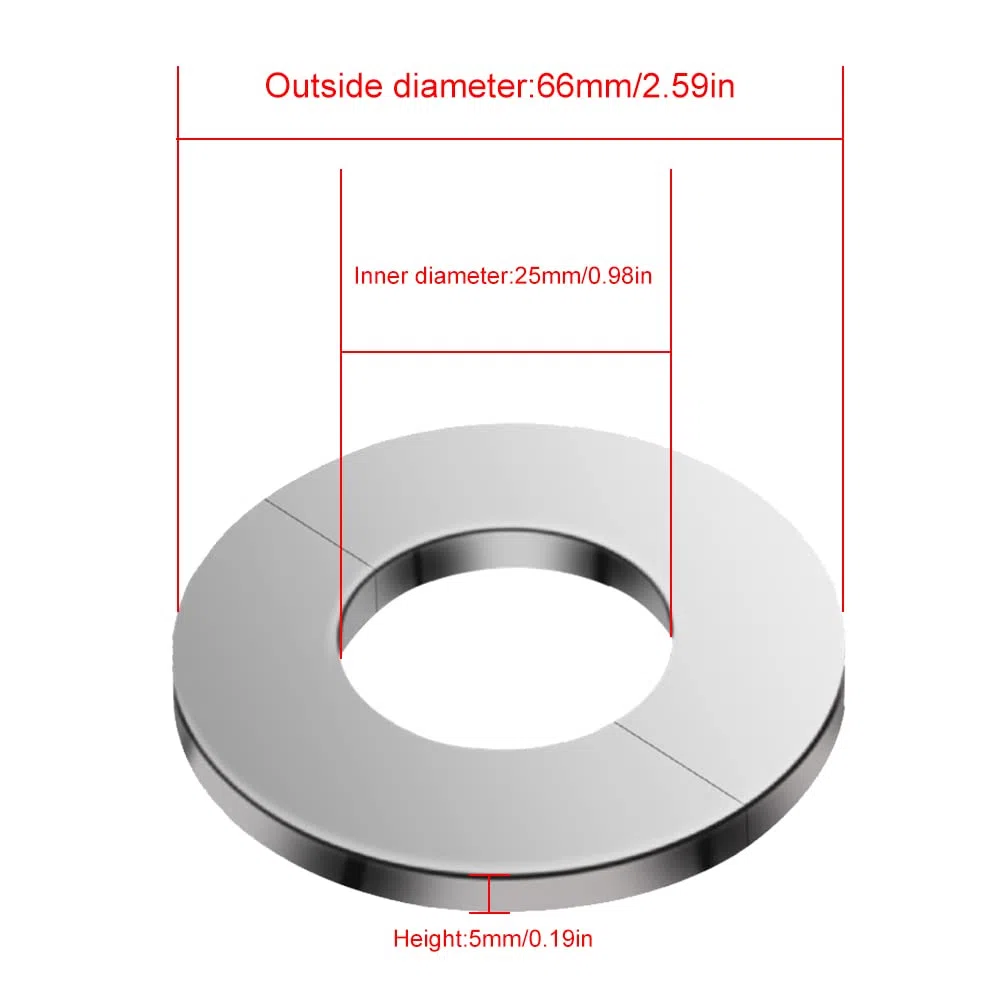 Rosetta per Termosifone, Coperchio del Rubinetto, Rosette per Termosifoni, Acciaio Inox Valvola, in Collare Argento 25mm Foro, 4PCS