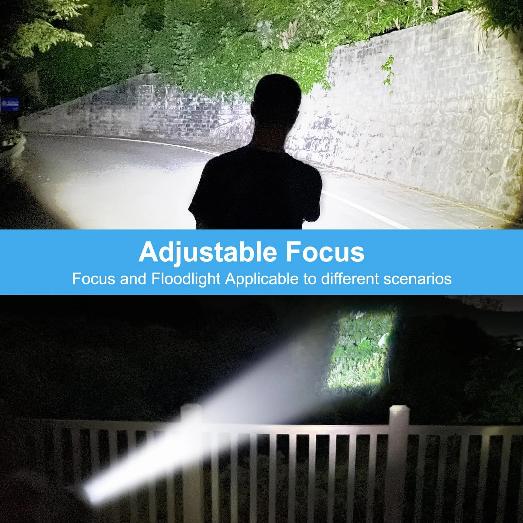 DARKBEAM 365nm UV Torcia elettrica a luce nera LED, 3-in-1 torcia ultravioletta USB-C ricaricabile, luce nera flash potente messa a fuoco per Pet Urine & Rock Detection, polimerizzazione resina