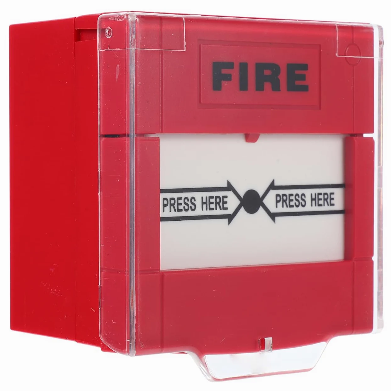 DOITOOL Pulsante Di Allarme Antincendio Manuale 3.39X3.39X2.01In Resettabile Interruttore Di Chiamata Di Emergenza Con Risposta Rapida E Installazione Semplice Per Sicurezza Domestica E Aziendale