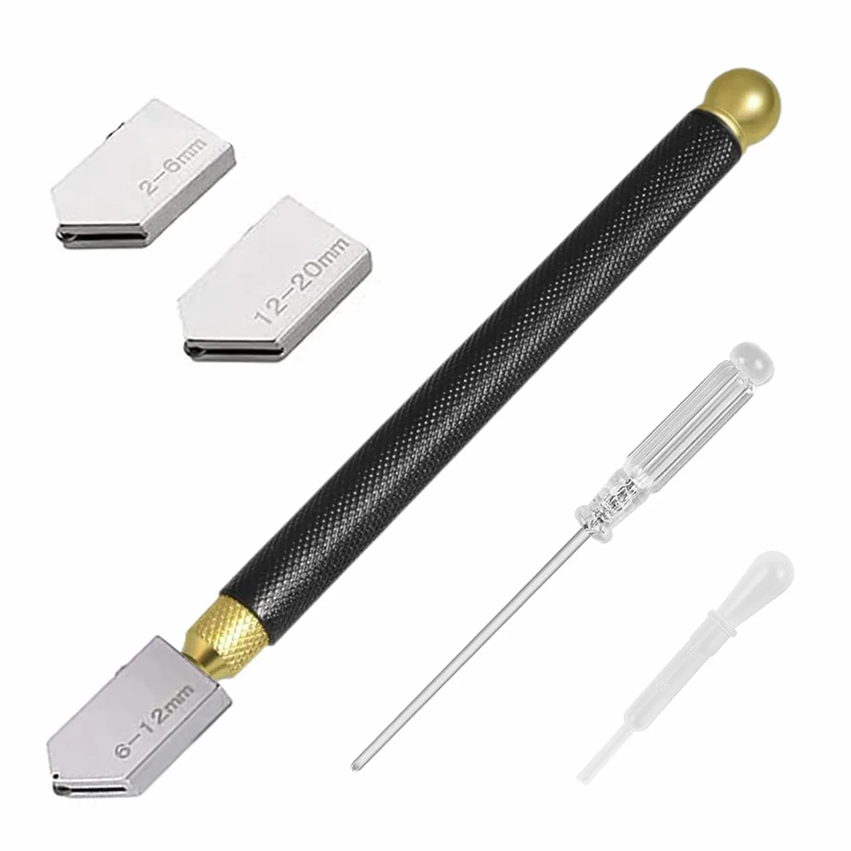 iJiZuo Tagliavetro 2mm-20mm, Tagliavetro Professionale, Carburo con Design Ergonomico Della Maniglia Gamma, per Specchio e Piastrelle in Mosaico di Vetro Spesso