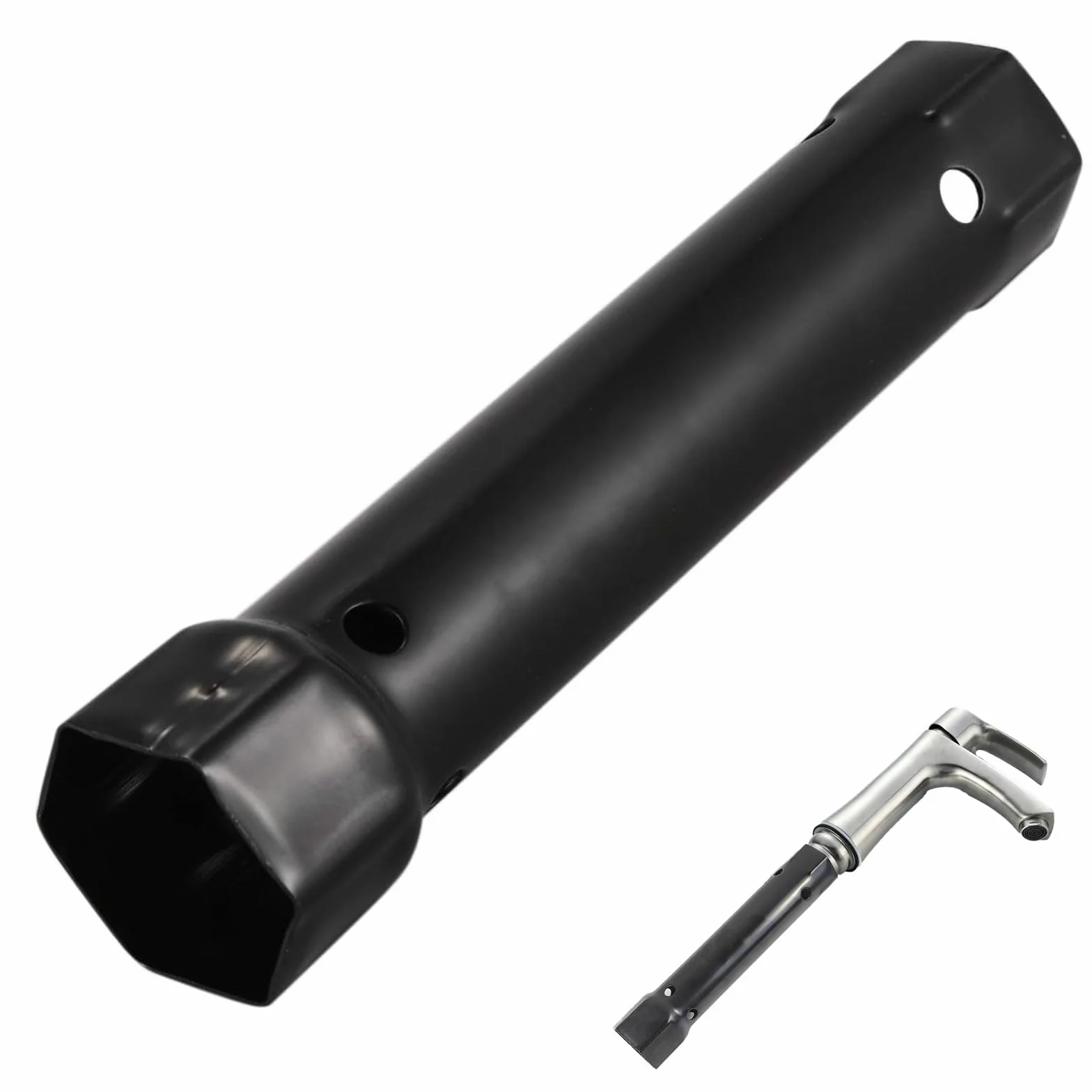 204 MM Chiavi a Tubo, M34-40 Chiave a Bussola, Acciaio al Carbonio Chiave Rubinetto Lavello, Chiave per Rubinetto Sottolavello, Chiave per Dadi Rubinetti, Chiave a Tubo per Rubinetti (1)