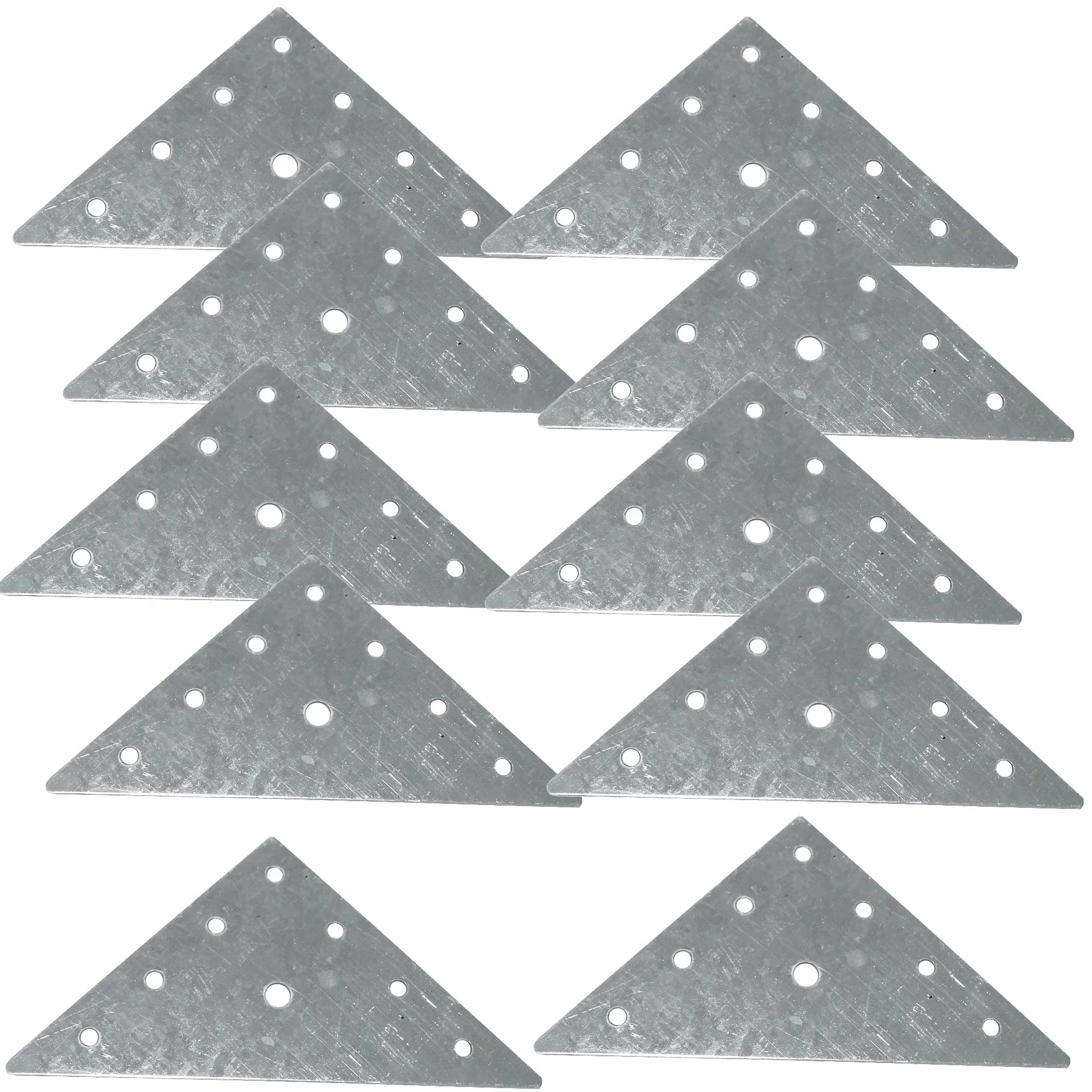 AERZETIX: 10 x piastra di montaggio triangolare 90 x 90 x 1 mm per mobile cucina armadio armadio C41432