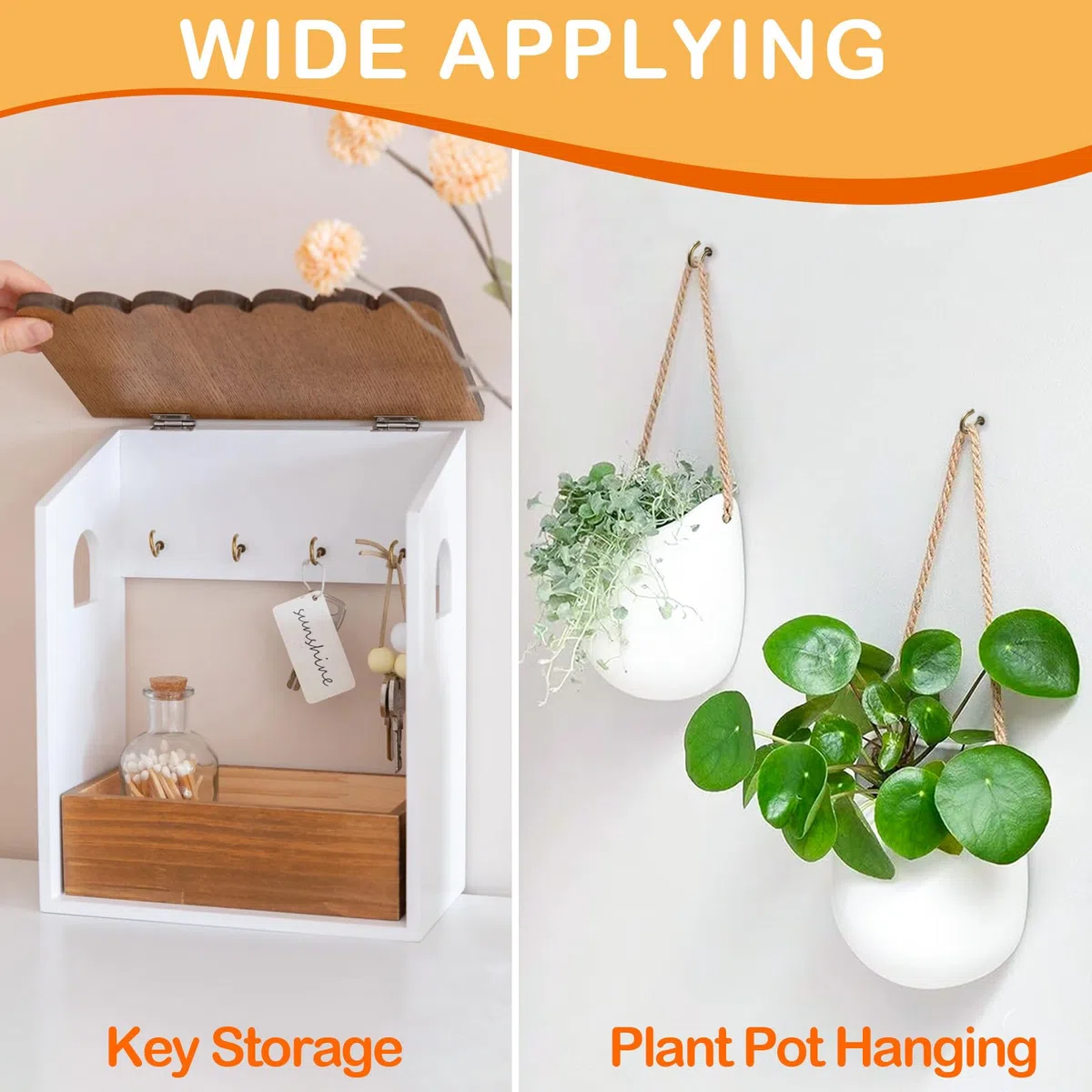 240 Pezzi Ganci a Vite Piccoli 1/2 Pollice Bronzo Ganci Avvitabili a Metallo Gancio a Vite Soffitto per Superfici Plastica Legno Appendere Piante Decorazioni Artistiche Natalizie (con Scatola)