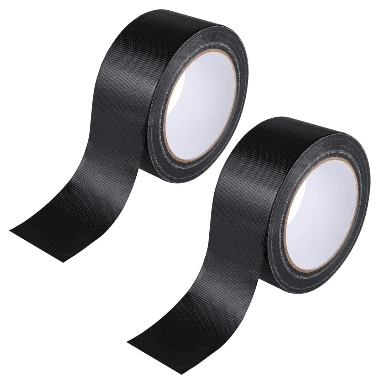 2x Nastro Telato Super Resistente, Nastro Telato, Nastros Telatos Rinforzato, Utile per Riparazioni Generiche Tubi Di Gomma E Plasticae E Lavori Fai Da Te, Impermeabile, Resistente, 30 mm x 50 m, Nero