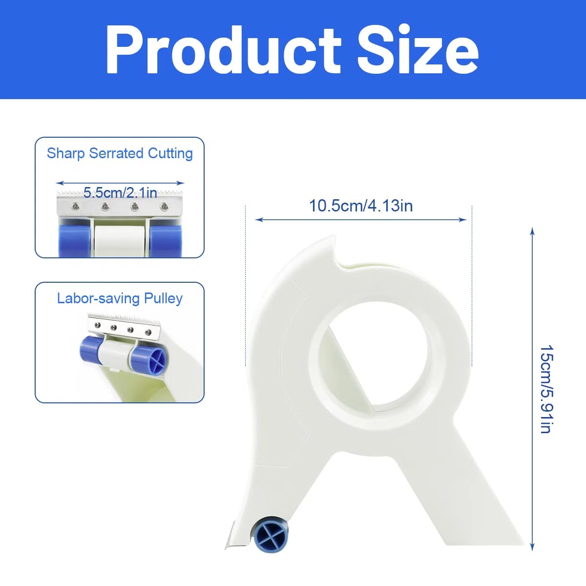 Masking Master, Distributore di Nastro per Pittori, Masking Master Applicatore Nastro, per Pavimenti, Finestre e Telai di Porte, ABS