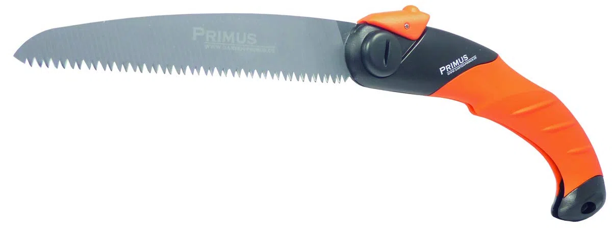 'Primus Sega Pieghevole da Giardino squalo Speed, Nero/Arancione, 22,8 x 7,3 x 2,4 cm, 02010