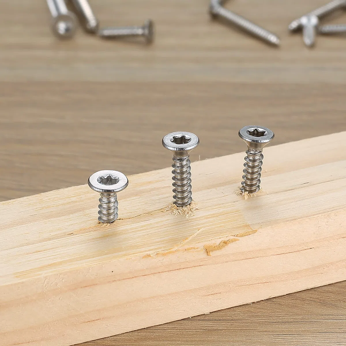 400 Pezzi Viti Autofilettanti, Viti Autoperforanti Torx a Testa Svasata in Acciaio Inossidabile, Viti per Cartongesso Legno con Punte da Trapano - M3/M3.5/M4, 12mm/16mm/20mm/25mm/30mm/35mm (Argento)