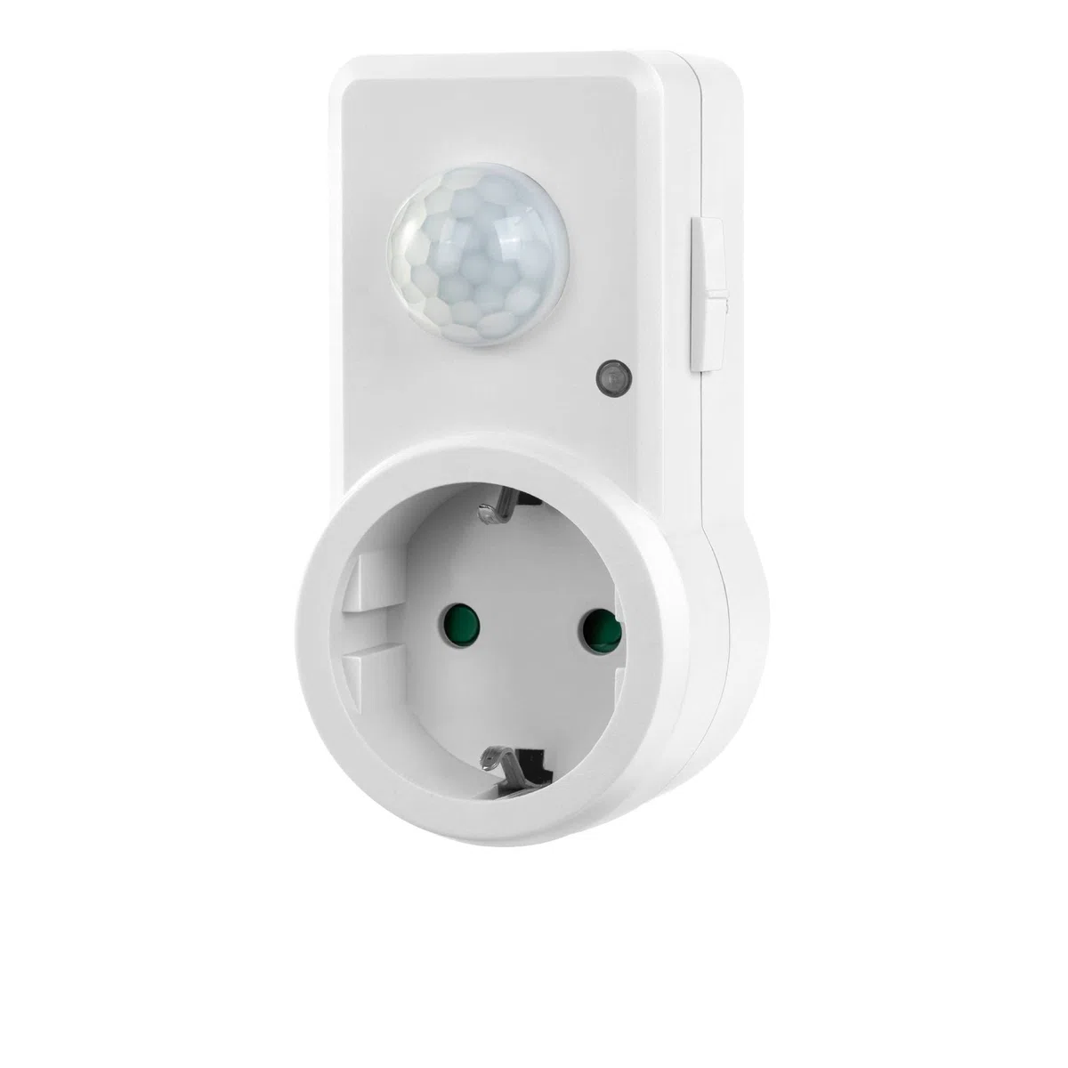 Conecto Rilevatore di movimento a infrarossi, per prese, angolo di rilevamento 120°, installazione interna, IP20, bianco SA-CC50212-W (presa tedesca)