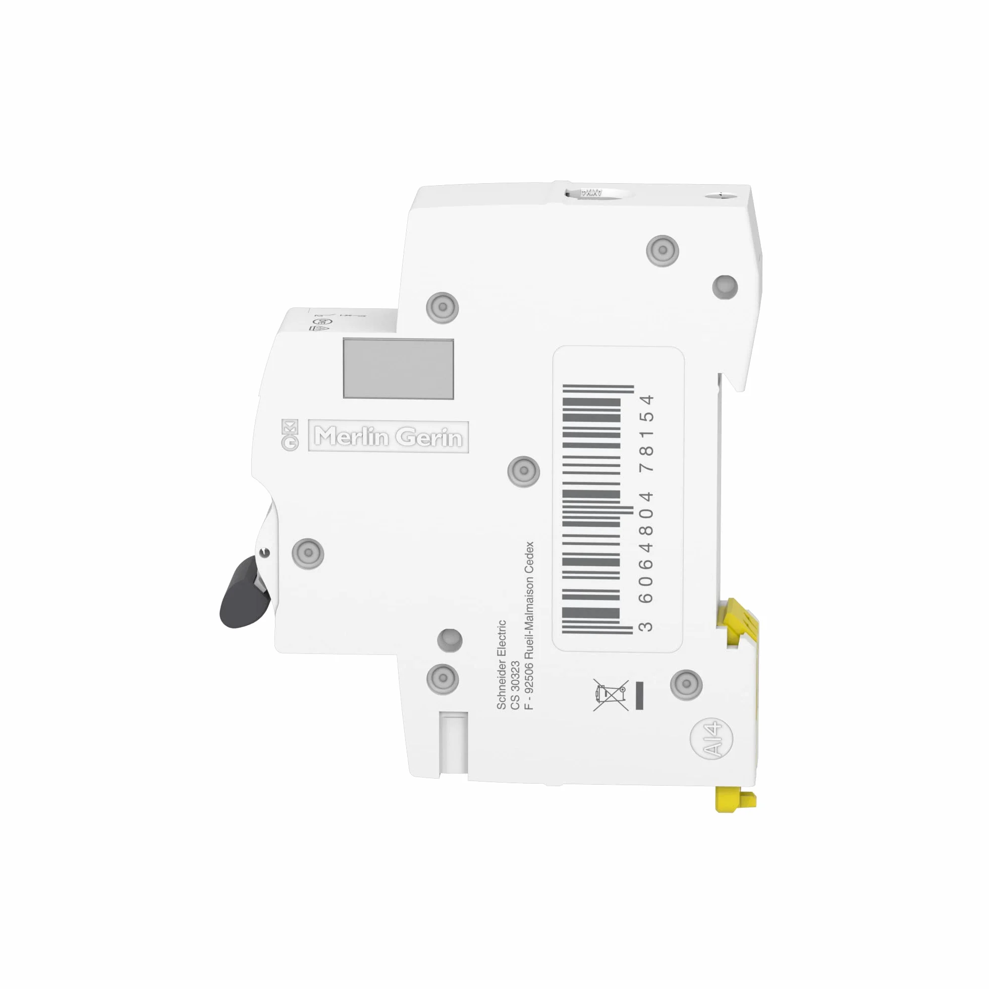 Schneider Electric Acti9 C120H, K60N, 1 polo, 16A, caratteristica B, 6 kA, codice articolo A9K01116