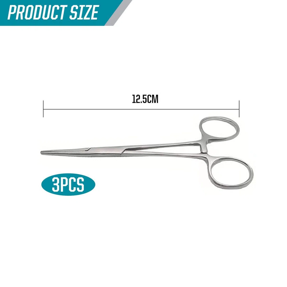 Pinza per Piercing in Acciaio Inossidabile da 3 Pezzi, ausilio per Piercing, Strumento per la rimozione della Pallina da Piercing, Strumento per la rimozione del Morsetto