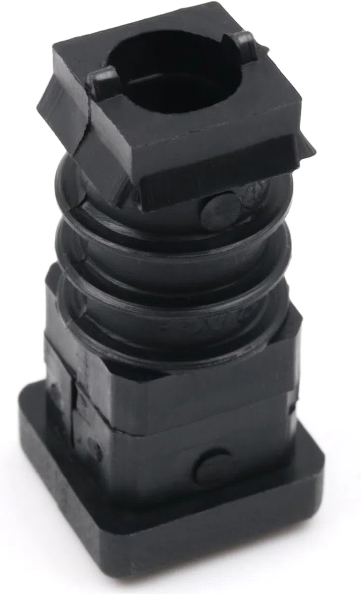 Design61 4 tappi filettati per tubi quadrati, 20 x 20 mm, 1,5-2 mm, con filettatura interna M10
