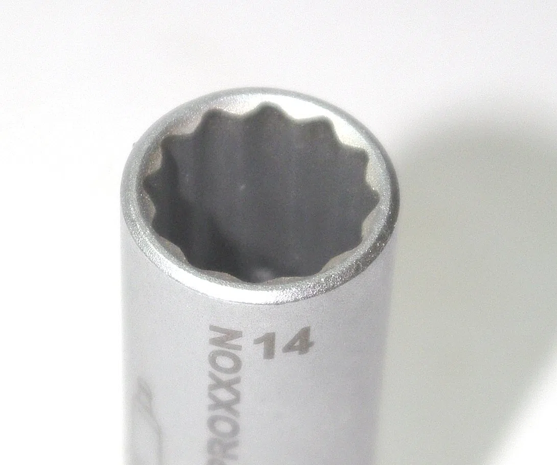 PROXXON 2223553 - Vaso bujía 3/8" 14 mm hex y bi-hex