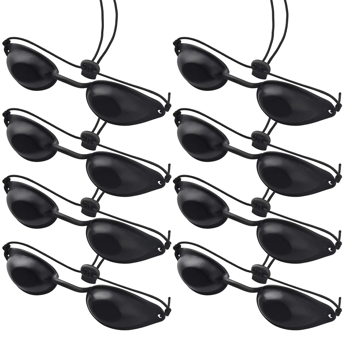 8 Pezzi Occhiali di Protezione Solarium, Occhiali di Protezione UV Occhiali Sicurezza per gli Occhi Occhiali di Protezione Solarium a Infrarossi Affidabili la Terapia della Luce Occhiali