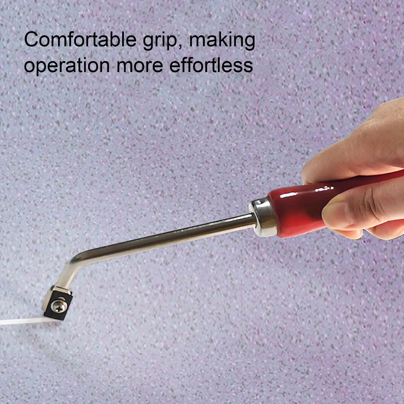 Garosa Scanalatrice per Pavimenti in PVC con 3 Lame Acciaio per Carichi Pesanti