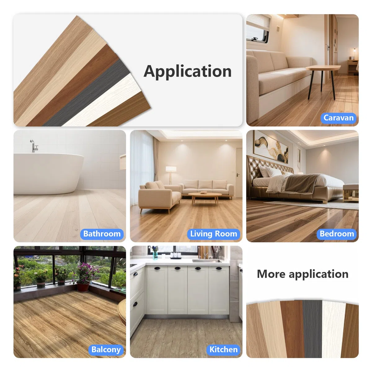 Rivestimento Pavimento Pvc Adesivo Per Camper, Antiscivolo Effetto Legno Linoleum Pavimenti Rotolo A Metro Per Caravan Motorhome (Beige caldo,20 * 500cm)