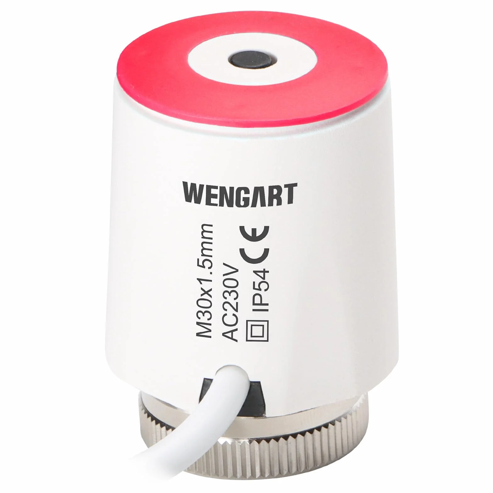 Wengart Attuatore Termico a Spina WG2208,AC230V Normalmente Chiuso M30*1.5 da lavoro per impianto di Riscaldamento a Pavimento
