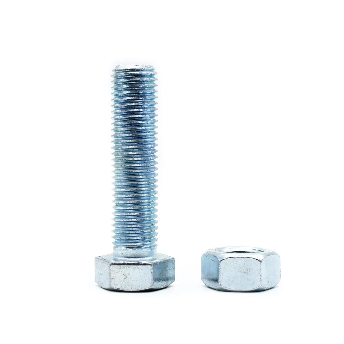 DOJA INDUSTRIAL | Viti e Dadi | 8 x 20mm | 40 Pezzi | Bulloni e Dadi con Testa Esagonale | Kit Fai da Te in Acciaio Zincato | Uso Domestico e Professionale (Falegnameria, Edile, Industriale, ecc)