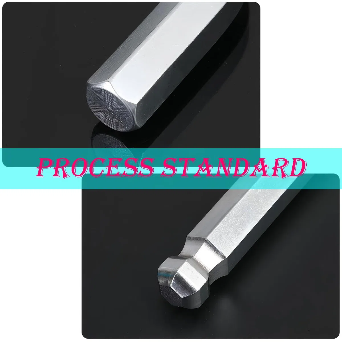 Qrity 10 Pezzi Chiave Esagonale con Estremità a Sfera da 3 mm, Chiave a Brugola a Braccio Lungo, Strumento di Riparazione per Riparazioni Domestiche
