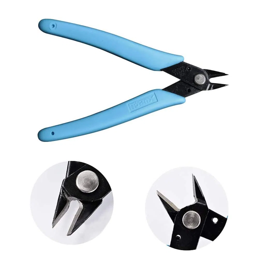 CYH 4 Pezzi Pinze per Taglierine di Precisione, Tronchesino dal Taglio Diagonali Tronchesi a Filo Diagonale, per l'industria Elettronica, Lavorazione di Gioielli, Modellismo Pinze per Bigiotteria