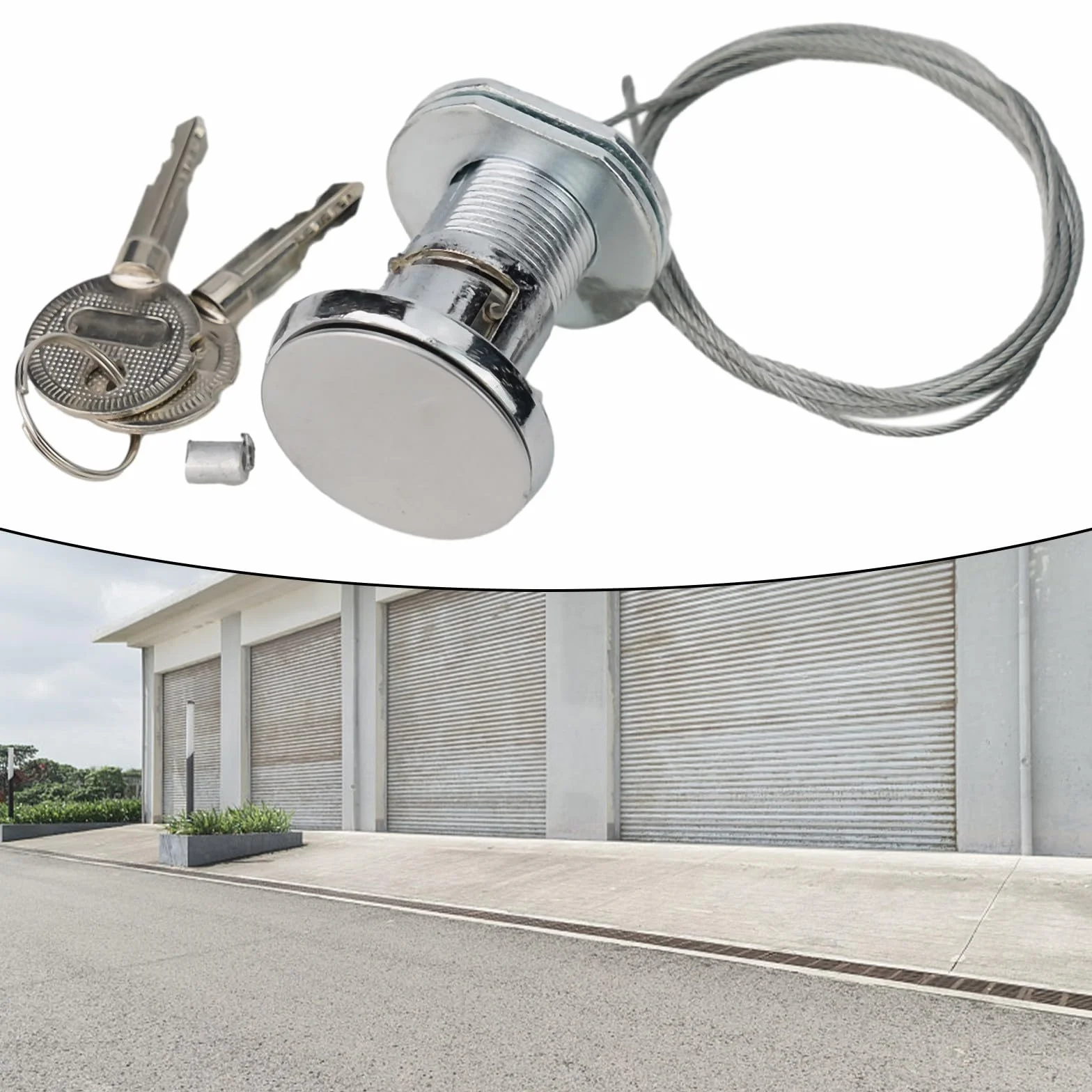 Kit di sblocco porta garage con chiave, adatto per porte senza accesso
