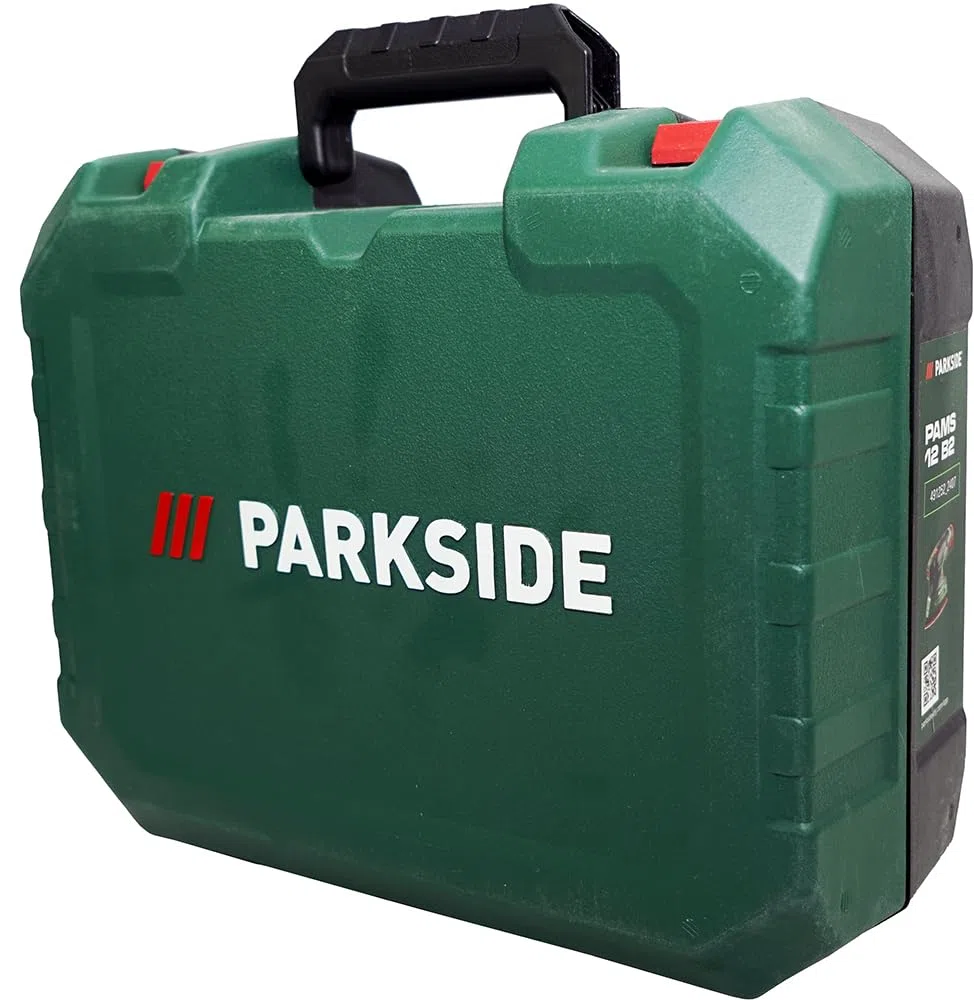 HEADNMORE Parkside PAMS 12 Levigatrice multifunzione wireless 12 V (con batteria) + portachiavi HEADNMORE