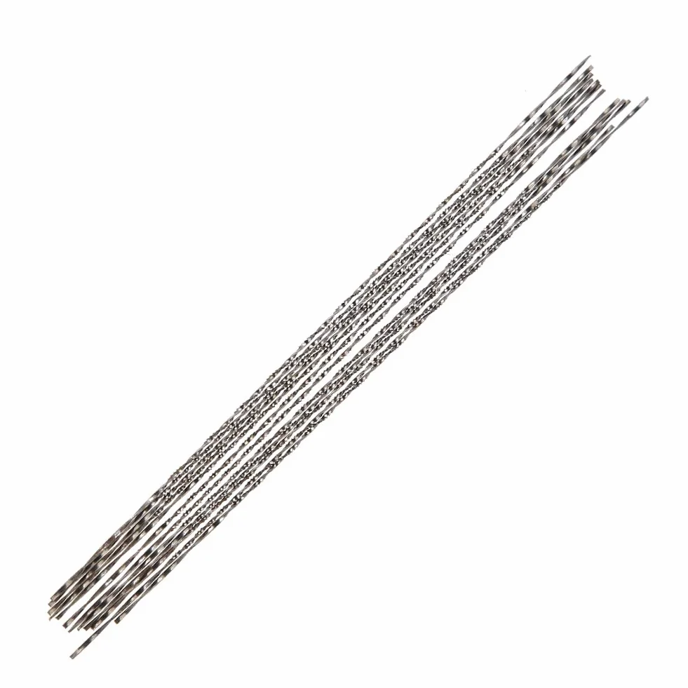 12 lame per a traforo con dentatura a spirale, per gioiellieri, seghe da traforo per legno, metallo, plastica, seghe (3#)