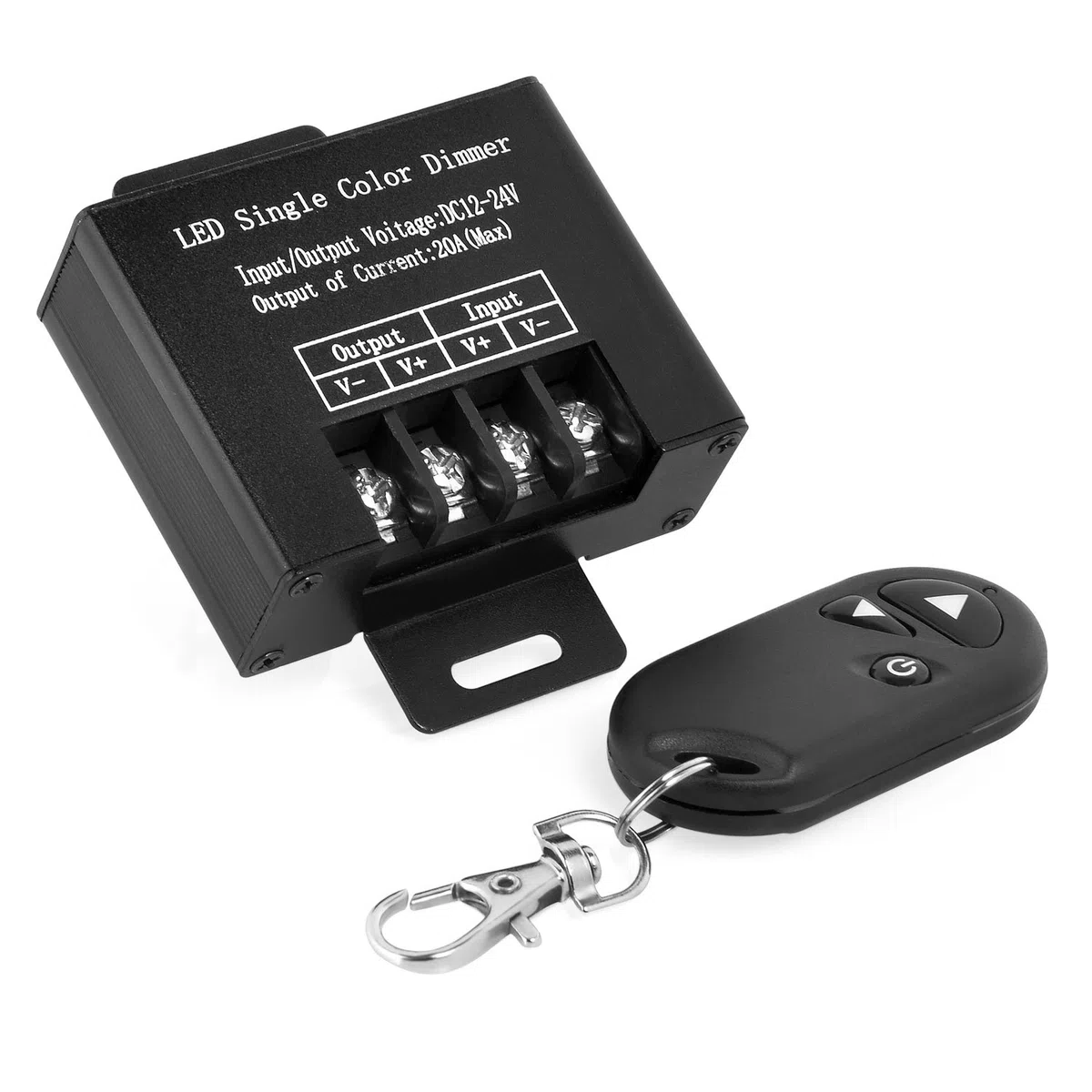 Led Dimmer wireless Telecomando per Strisce LED Luce Monocolore - 12V /24V 20A max